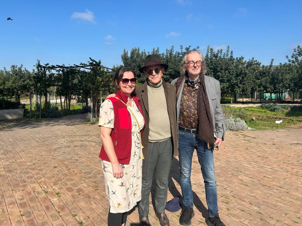 Il Prof. Ove Jakobsen e la Prof.ssa Vivi Marie Lademoe Storsletten incontrano Antonio Palmieri della Tenuta Vannulo a Capaccio Paestum